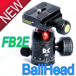 FB2E Pro Camera Tripod Ball Head universal + Quick Release Plate for 