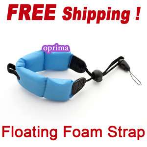 Floating Foam Strap For Waterproof Digital Cameras blue  