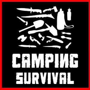 CAMPING SURVIVAL (Camper Trailer Light Torch) T SHIRT  