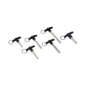  Quick Release Pins T Handle 0.5 in. Dia. L 2.5 in. Double 