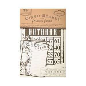  Bingo Boards & Calling Cards 9/Pkg Outdoor