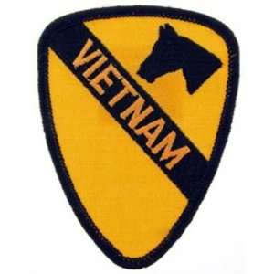   Army 1st Cavalry Vietnam Patch Black & Yellow 3 Patio, Lawn & Garden