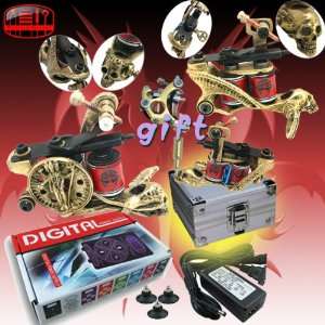   Tattoo Machine + Digital Power Supply Kit HOT