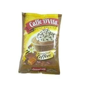 Caffe DVita Blended Iced Coffee Caramel Latte 3.5lbs bag  
