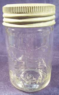   Glass Fruit Vegetable Canning Mason Jar Bottle w/ Lid Band  