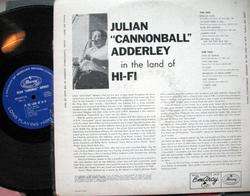 CANNONBALL ADDERLEY in the land of hi fi MONO EMARCY LP  