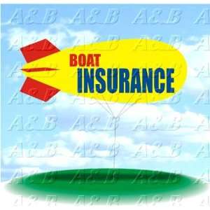 Big Inflatable   BOAT INSURANCE   Advertising Helium Blimp Balloon for 