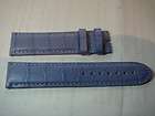 CARTIER Crocodile Watch Band Strap New 18.5 x 18 mm BLUE for Buckle 
