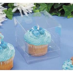  Package of 24 Clear Single Cupcake Boxes