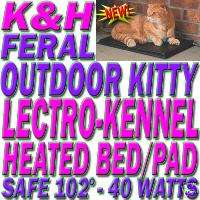 NEW Outdoor Heated Kitty Cat Pad Thermal Lectro Kennel  