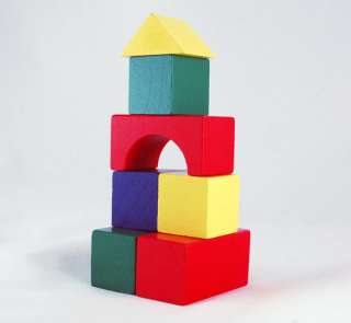 The 100 piece, brightly colored blocks provide hours of creative fun 