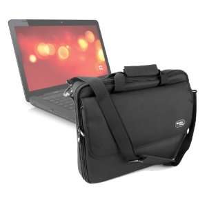  DURAGADGET Black Laptop Briefcase With Detachable Shoulder 