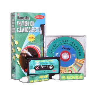   CLEANING KIT CD/DVD/CASSETTE/VCR CLEANER BRAND NEW 907150064367  