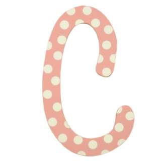 My Baby Sam Pink Polka Dot Letter   c.Opens in a new window