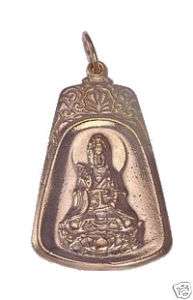 Buddah Quan Yin Goddess Buddha Rose gold plated Charm  
