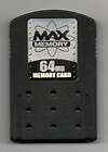 PlayStation 2 (PS2) Black 64MB Memory Card   Max Memory by Datel