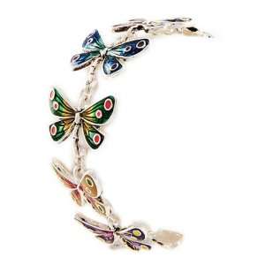   Color Butterfly Magnetic Closure Bracelet Fashion Jewelry Jewelry