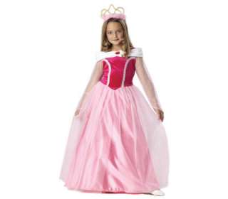 Princess Sleeping Beauty Girls Child Costume XS S M L  
