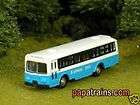 die cast light blue city bus charter tour bus coach