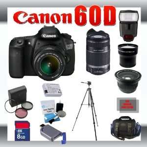  Canon EOS 60D 18 MP Digital DSLR Camera with Canon 18 55mm 