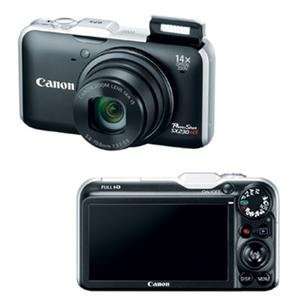  Canon Cameras, PShot SX230HS 12.1MP HD Black (Catalog 