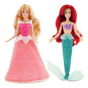 10 Classic Disney Princess Doll Set Tiana Rapunzel Belle Cinderella 