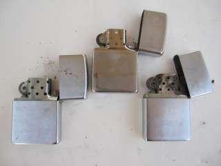 9pc Dealer Lot Vintage Zippo Lighters   Various **  