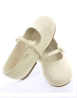 Toddlers BABY GIRLS DRESS SHOES Pageant Wedding IVORY  