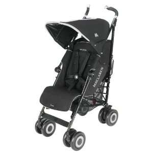  Maclaren Techno XT Stroller, Black On Black Frame Baby