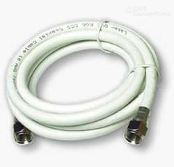 ft RG 6 White COAXIAL CABLE RG6 Coax Satellite TV  