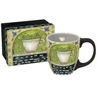 Lang Coffee Talk 12 oz Ceramic Coffee Cup/Mug NEW  