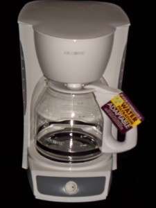 NEW MR.COFFEE MAKER 12 CUP SWITCH W/BASKET FILTER WHITE  