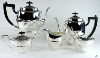   International Sterling Silver Ribbed Tea/Coffee Set 73 oz.  