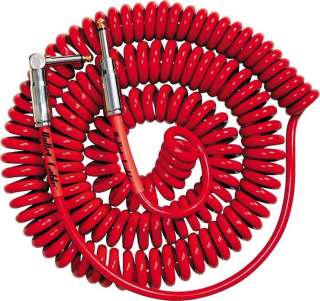 Bullet Cable 30 Coil Cable Red Str/Ang Chrome Bullet Connectors