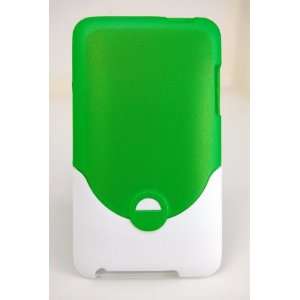  Green & White Case for Apple iPod Touch 2G, 3G (2nd & 3rd 