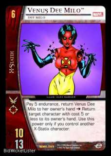   Dee Milo x4 Marvel Card Game 069 Marvel Knights Comic Card Game  