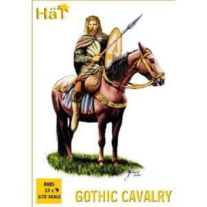  Gothic Cavalry w/Horses (12) 1/72 Hat Toys & Games