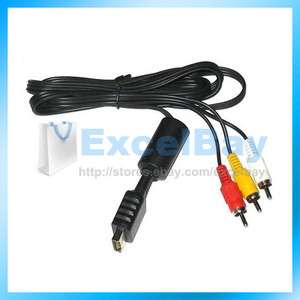   Slim Cable Cord for Sony PS2 PS3 6FT Composite SVideo RCA Cable  
