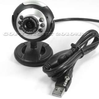 PC Computer USB 16M HD Webcam Camera+Headset Microphone  