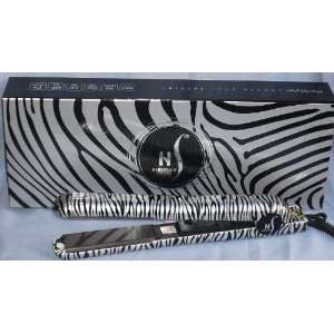   Platinum Zebra Hair Straightener Flat Iron with 1.5 Inch Onyx Ceramic