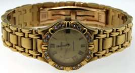 Ladies Concord Saratoga Wrist Watch 750 18k Yellow Gold Band 63 grams 