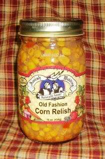 Pint Amish Homemade Old Fashioned Corn Relish 16 oz.  