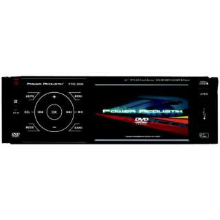 NEW POWER ACOUSTIK PTID 3600 3.6 IN DASH LCD DVD/CD CAR STEREO RADIO 