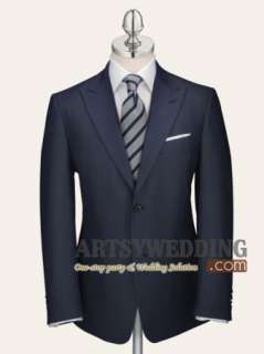 Best Man Groom Tuxedos Suits&Vest&Pans 3 pcs SET Formalwear Wedding 