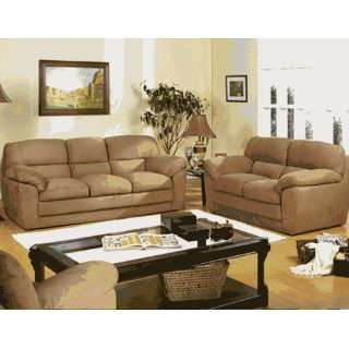   overstuffed sofa and love seat set with optional chair