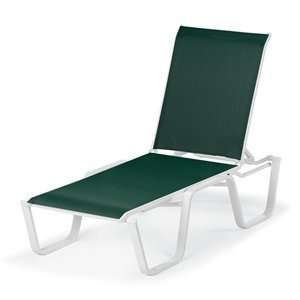   572R 11S Stacking Armless Outdoor Chaise Lounge Patio, Lawn & Garden