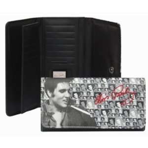   Elvis Presley Wallet  Trifold Checkbook Wallet