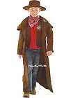 new boy cowboy western halloween party costume hat vest small 4 6 