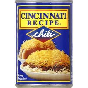Cincinnati Recipe Chili with Meat 15.0 OZ (Pack of 12)  