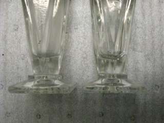 vintage glass or crystal salt and pepper shakers cork make an offer 